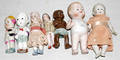 061370 NIPPON  OTHERS BISQUE HEAD BABY DOLLS