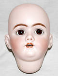 061358 HEINRICH HANDWERCK GERMAN BISQUE DOLL HEAD