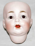 061350 AHW BISQUE BABY HEAD W BROWN EYES