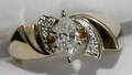 052224 GOLD MARQUIS DIAMOND RINGS