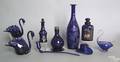 Cobalt glass tableware 19th20th c