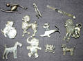 050251 STERLING SILVER PIN GROUPING