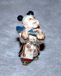 041343 JAPANESE AWATA WARE PORCELAIN FIGURE OF A BOY