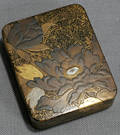 041320 JAPANESE LACQUER BOX LATE TOKUGAWA PERIOD