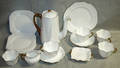 040316 SHELLEY REGENCY PATTERN BONE CHINA COFFEE SET