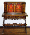 031411 TUDOR STYLE DESK H 45 W 36 D 15 34