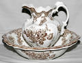 031375 JOHNSON BROS DEMI PORCELAIN PITCHER  WASH BAS