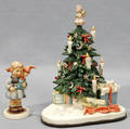 080301 GOEBEL MJ HUMMEL PORCELAIN MUSIC BOX  TREE