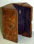 080266 VELVET LINED OAK ARTISTS BOX
