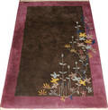 072289 CHINESE FLORAL DESIGN RUG 48 X 2 11