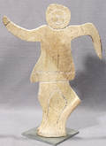 071420 WHALE BONE ESKIMO CARVING STANDING FIGURE
