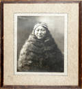 071410 LOMEN BROS FRAMED PHOTO OF ESKIMO PRINCESS
