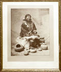 071409 LOMAN BROS FRAMED PHOTO OF ESKIMO WOMAN