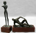 062287 ATTR TO MICHAEL FRANTZ BRONZE SCULPTURES