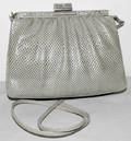 061402 JUDITH LEIBER LIZARD SKIN BAG