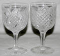 051377 DORFLINGER CUT GLASS GOBLET  OTHER