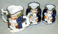 050304 STAFFORDSHIRE TOBY STYLE PORCELAIN PITCHER 
