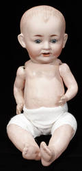 071446 FRANZ SCHMIDT BISQUE  COMPOSITION BABY DOLL
