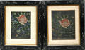 071437 FRAMED BEADED FLORAL FRAGMENTS