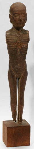 062310 CARVED WOOD EGYPTIAN MAN