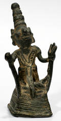 062327 EASTERN INDIAN BRONZE ANTIQUITY FRAGMENT