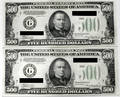 060347 US UNCIRCULATED 500 PAPER CURRENCY 1934