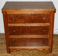 060337 WALNUT CHEST W DRAWERS
