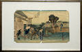 052309 HIROSHIGE WOODBLOCK PRINT SCENE W FIGURES