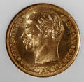 052297 DENMARK GOLD COIN 10 KRONER FREDERIK 8 KONGE
