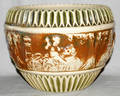052278 ROSEVILLE DONATELLO POTTERY JARDINIRE