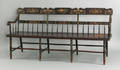 Pennsylvania painted windsor settee ca 1840