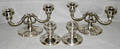 050328 STERLING CANDELABRAS  LA PIERRE CANDLESTICKS