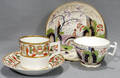 041422 OLD DERBY  SPODE PORCELAIN CUPS  SAUCERS