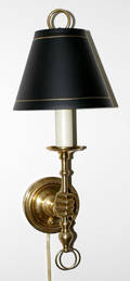 081469 CHAPMAN BRASS SINGLELIGHT SCONCES