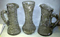 080385 CUT GLASS PITCHERS  VASE