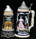 071507 GERMAN EARTHENWARE MUSICAL STEINS