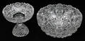 071501 CUT CRYSTAL COMPOTE BOWL