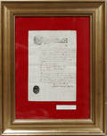 070343 KING CARLOS III ERA SPANISH STATE DOCUMENT