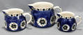 060412 GERMAN DAISY DESIGN PORCELAIN PITCHERS