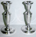 060398 GORHAM STERLING SILVER CANDLE STICKS