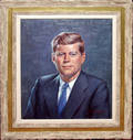052329 RICHARD VERNIN GOETZ OIL ON CANVAS JFK