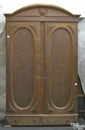 Victorian walnut wardrobe