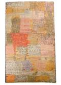 Danish Modern Abstract Wool Rug After Paul Klee