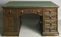Victorian walnut partners desk