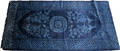 042409 CHINESE COBALT BLUE WOOL RUG 2 0 X 3 10