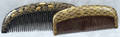 041463 JAPANESE LACQUER COMBS LATE TOKUGAWA PERIOD