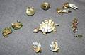 040449 TRIFARI COSTUME EARRINGS  TURTLE PIN