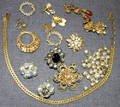 040433 MIRIAM HASKELL COSTUME JEWELRY GROUPING