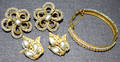 040431 MIRIAM HASKELL COSTUME EARRINGS  BRACELET