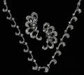 031520 BOGOFF COSTUME RHINESTONE NECKLACE  EARRINGS